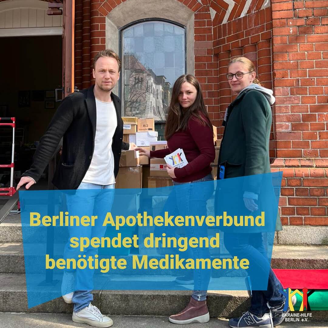 Apothekengruppe spendet Medikamente