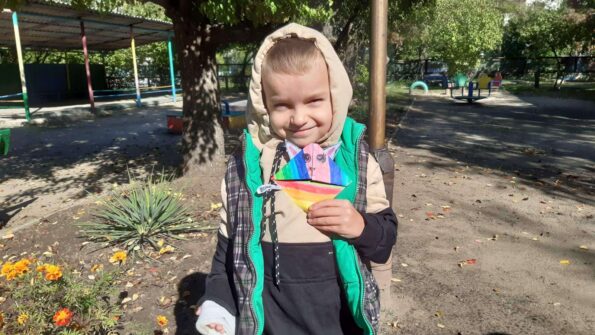Hilfe für die Stiftung „Happy Child“ in Zaporizhzhia