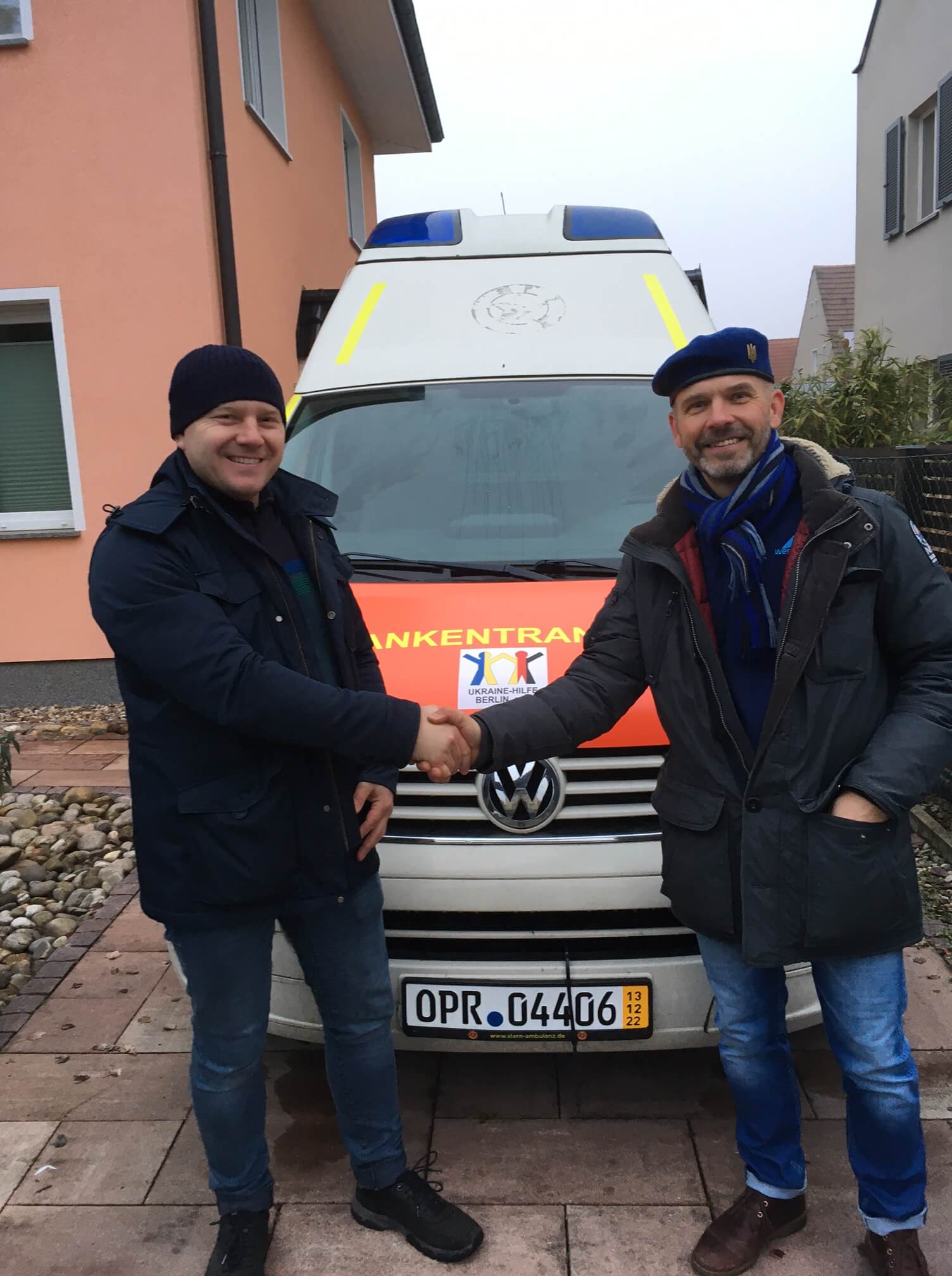 Noch ein Krankenwagen ist in der Ukraine angekommen!